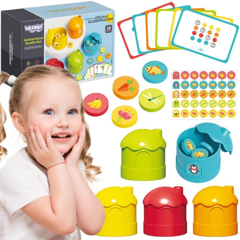 WOOPIE Gra Logiczna Edukacyjna Sorter Klasyfikacja Kolorów - zdjęcie 1