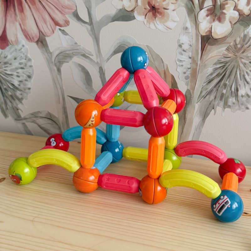 WOOPIE Magnetyczne Klocki Konstrukcyjne Edukacyjne 76 el. - zdjęcie 2