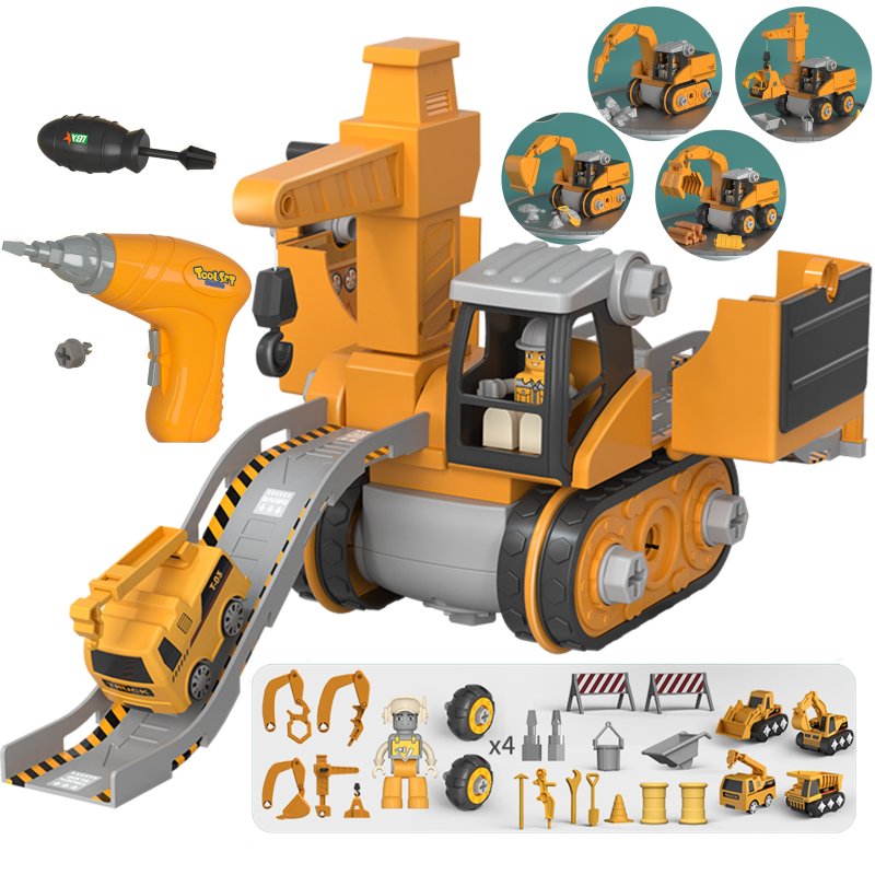 WOOPIE Mega Plac Budowy 5w1 Zestaw XXL do Skręcania DIY - zdjęcie 1