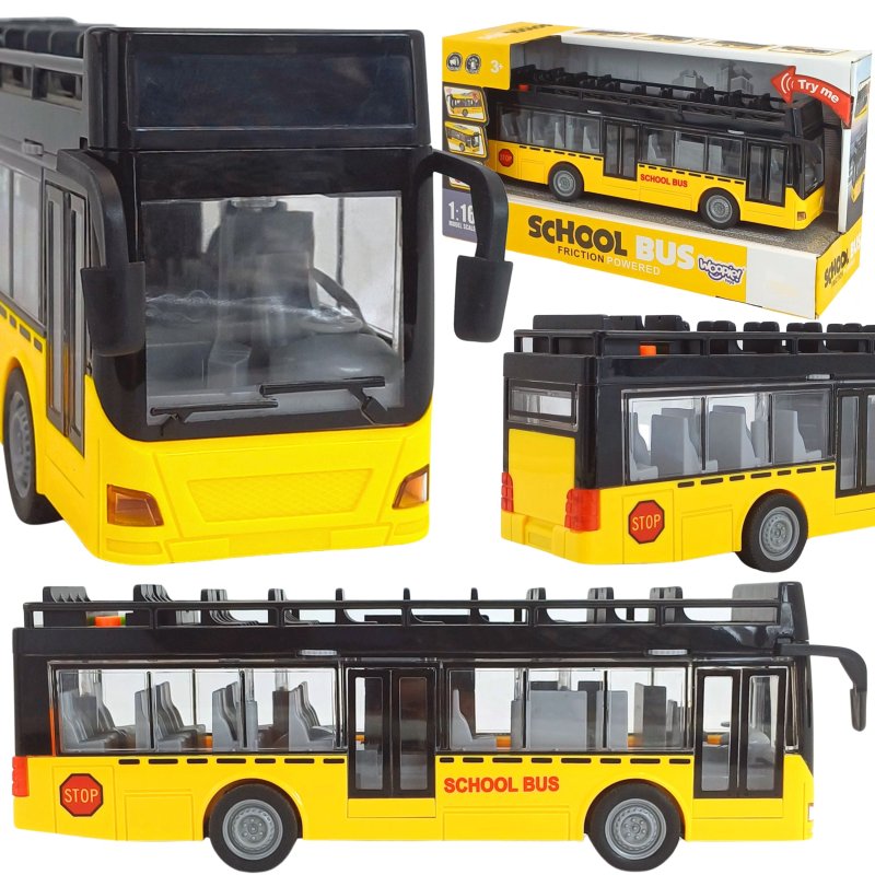 WOOPIE Autobus ze Światłami i Otwieranymi Drzwiami - zdjęcie 1