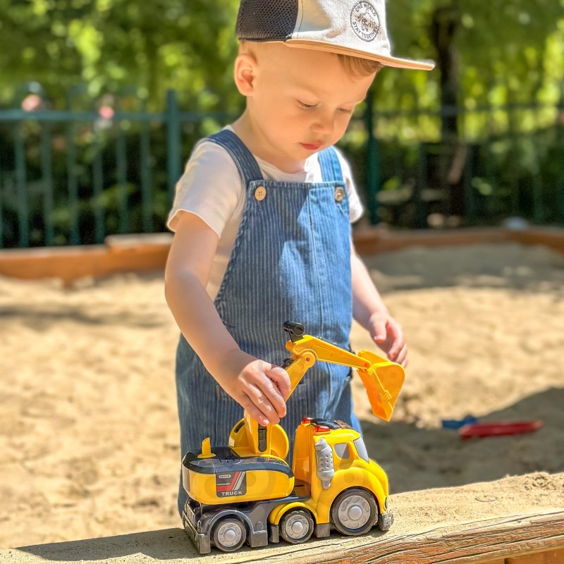 WOOPIE Koparka City Truck Efekty Dźwiękowe i Świetlne - zdjęcie 3