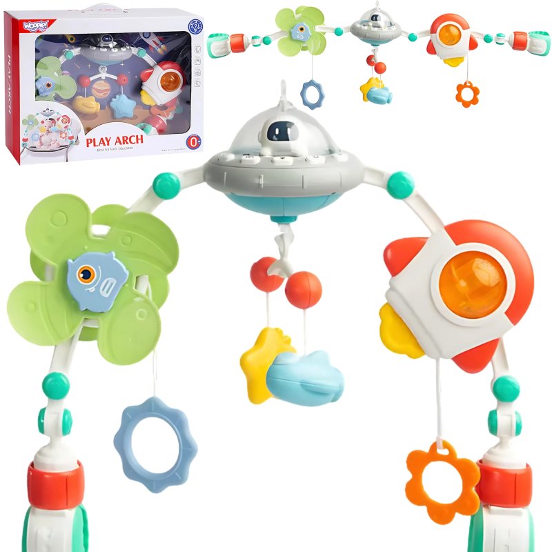 WOOPIE BABY Interaktywny Pałąk Łuk do Łóżeczka Grający Kołysanki - zdjęcie 1