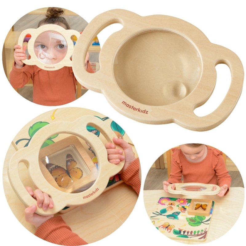 MASTERKIDZ Duża Drewniana Lupa Discovery - zdjęcie 1