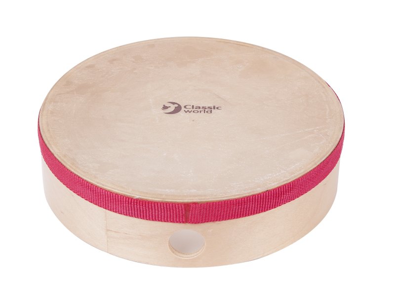 CLASSIC WORLD EDU Instrument Muzyczny Bębenek 20 cm - zdjęcie 1