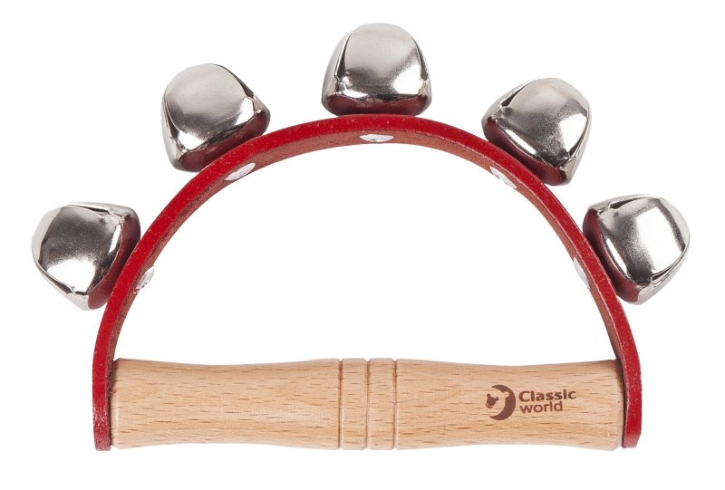 CLASSIC WORLD EDU Instrument Muzyczny Janczary Dzwoneczki dla Dzieci - zdjęcie 1