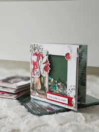 Kartka świąteczna - fotel, shaker card - zdjęcie 1