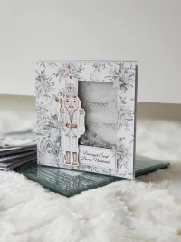 Kartka świąteczna - dziadek do orzechów, shaker card - zdjęcie 1