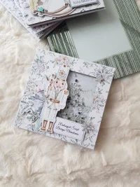 Kartka świąteczna - dziadek do orzechów, shaker card - zdjęcie 3