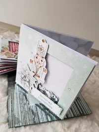 Kartka świąteczna - dziadek do orzechów shaker card - zdjęcie 2