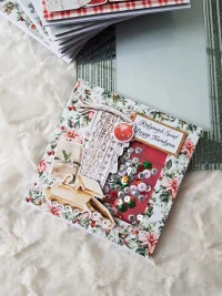 Kartka świąteczna - makrama shaker card - zdjęcie 3
