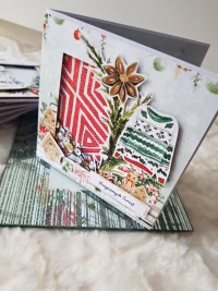 Kartka świąteczna - sweterek shaker card - zdjęcie 2