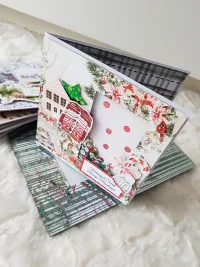 Kartka bożonarodzeniowa- shaker card - zdjęcie 2