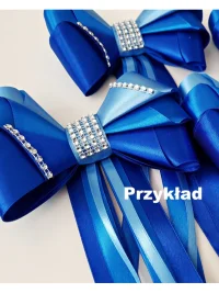 Kokardki na choinkę - 70 kolorów - komplet 5 szt. - zdjęcie 4