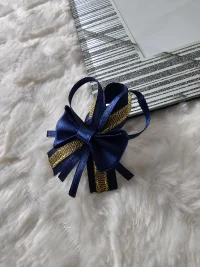 Przypinki dla gości weselnych + navy blue - zdjęcie 2