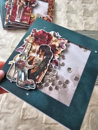 Kartka urodzinowa na osiemnastkę dla dziewczyny turkus shaker card - zdjęcie 3