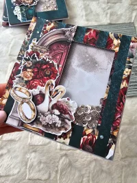 Kartka ślubna łabędzie shaker card - zdjęcie 3