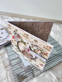 Kartka urodzinowa dla dziecka wiewiórka w lesie - zdjęcie 2