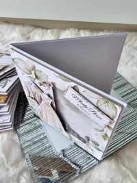 Kartka ślubna garnitur i suknia ślubna shaker card 2 - zdjęcie 2