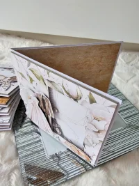 Kartka ślubna garnitur i suknia ślubna shaker card 3 - zdjęcie 2