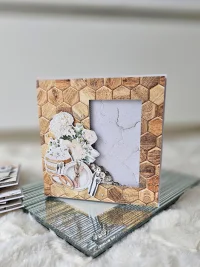 Kartka ślubna shaker card wesele - zdjęcie 1
