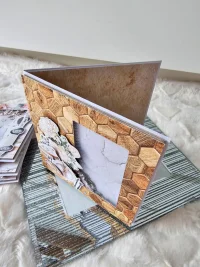 Kartka ślubna shaker card wesele - zdjęcie 2