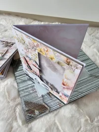 Kartka ślubna shaker card wesele samochód ślubny - zdjęcie 2