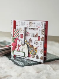 Kartka świąteczna swetr w renifera shaker card - zdjęcie 1
