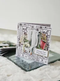 Kartka świąteczna fotel komiks - zdjęcie 1