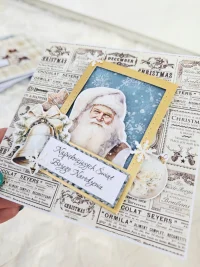 Kartka świąteczna Mikołaj na zdjęciu 3d - zdjęcie 3