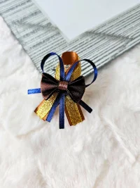 Przypinki dla gości weselnych + brąz navy blue granatzłote - zdjęcie 2