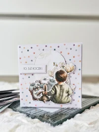 Kartka urodzinowa na roczek dla chłopca - zdjęcie 1