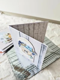 Kartka dla przyszłych rodziców baby shower dla chłopca - zdjęcie 2