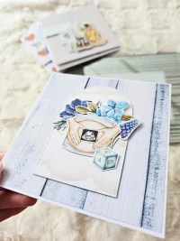 Kartka dla przyszłych rodziców baby shower dla chłopca - zdjęcie 4