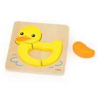 VIGA Drewniane Puzzle - Urocza Kaczuszka - zdjęcie 2