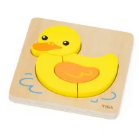 VIGA Drewniane Puzzle - Urocza Kaczuszka - zdjęcie 3