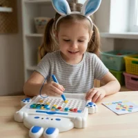 WOOPIE Tablica Magnetyczna dla Dzieci Montessori MagPad Królik - zdjęcie 3