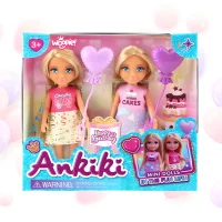 Woopie Zestaw Urodzinowy Dwóch Laleczek - Candy i Cakes - zdjęcie 3