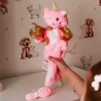 WOOPIE ROYAL Lalka Emi w Różowym Przebraniu Misia - zdjęcie 2