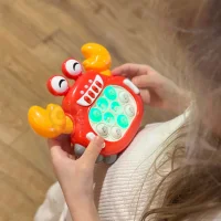 WOOPIE Gra POP IT Elektroniczna Antystresowa Zręcznościowa Krab Czerwony - zdjęcie 2