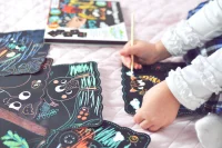 WOOPIE ART&FUN Zestaw Kreatywny Wydrapywanki dla Dzieci 7 el. - zdjęcie 2