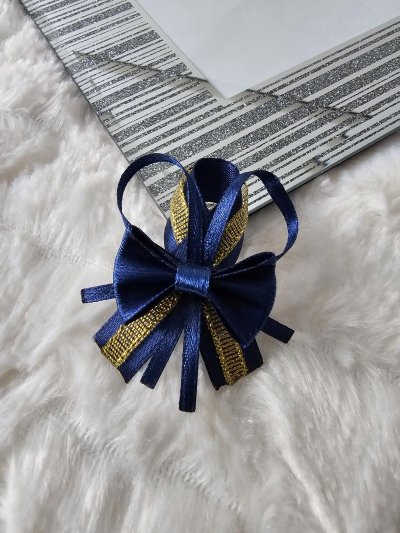 Przypinki dla gości weselnych + navy blue - zdjęcie 1