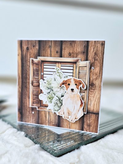 Kartka urodzinowa pies beagle mint collection - zdjęcie 1
