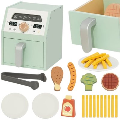 TOOKY TOY Drewniany Air Fryer Frytkownica Beztłuszczowa - zdjęcie 1