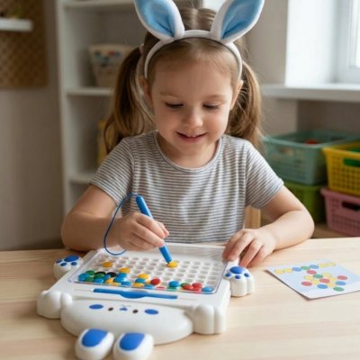WOOPIE Tablica Magnetyczna dla Dzieci Montessori MagPad Królik - zdjęcie 3