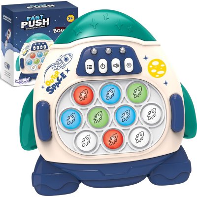 WOOPIE Gra POP IT Elektroniczna Antystresowa Zręcznościowa Rakieta blue - zdjęcie 1